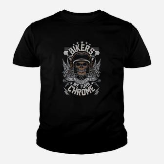 Bikers Dont Grey They Turn Youth T-shirt | Crazezy
