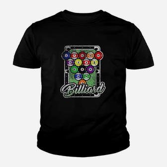 Billard Biliard Pool Snooker Funny Vintage Youth T-shirt | Crazezy