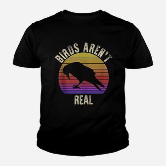 Birds Are Not Real Youth T-shirt | Crazezy