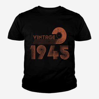 Birthday 365 Vintage 1945 Birthday Gift Retro Style Youth T-shirt | Crazezy