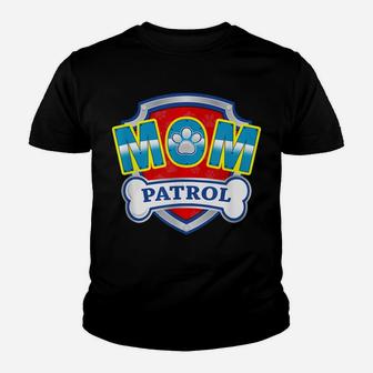 Birthday Boy Mom Patrol Dogs Lover Kid Youth T-shirt | Crazezy