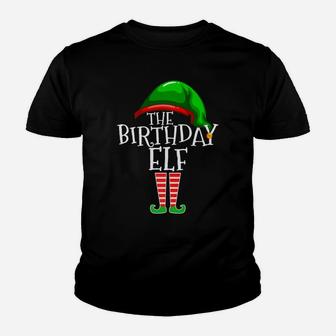 Birthday Elf Group Matching Family Christmas Gifts Holiday Youth T-shirt | Crazezy DE