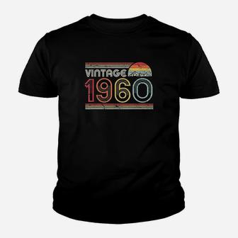 Birthday Gift Classic Vintage 1960 Youth T-shirt | Crazezy