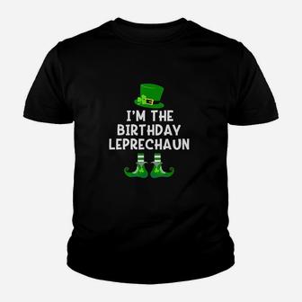 Birthday Leprechaun Funny St Patrick Day Bday Youth T-shirt | Crazezy