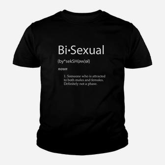Bise Xual Definition Lgbtq Gift For Him Youth T-shirt | Crazezy UK