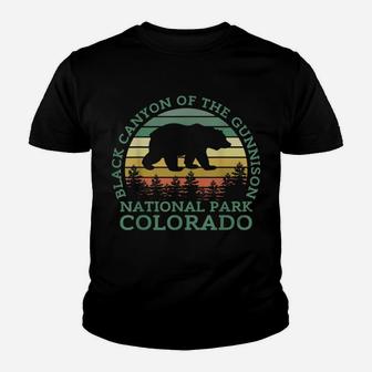 Black Canyon Of The Gunnison National Park Colorado Bear Youth T-shirt | Crazezy UK
