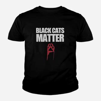 Black Cats Matter Youth T-shirt | Crazezy