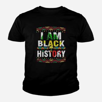 Black History I Am Black History Youth T-shirt - Thegiftio UK