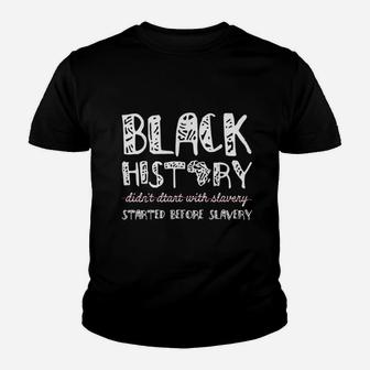 Black History Month Afro African American Pride Black People Youth T-shirt | Crazezy DE
