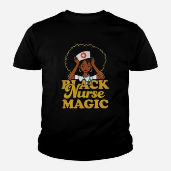 Black Nurse Magic Youth T-shirt | Crazezy