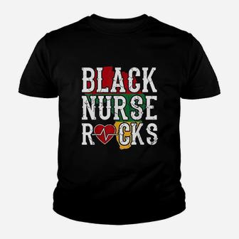 Black Nurse Rocks Black African American Lives Matter Youth T-shirt | Crazezy UK