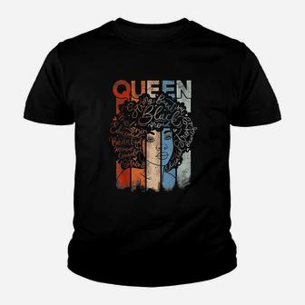 Black Queen Youth T-shirt | Crazezy