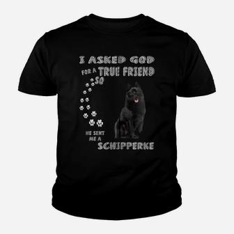 Black Sheepdog Dog Quote Mom Dad Costume, Cute Schipperke Zip Hoodie Youth T-shirt | Crazezy