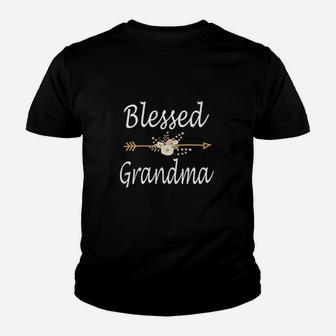 Blessed Grandma Mothers Day Gifts Youth T-shirt | Crazezy UK