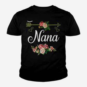 Blessed Nana Cute Blessed Grandma Shirts Gifts Sweatshirt Youth T-shirt | Crazezy UK