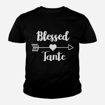 Blessed Tante German French Dutch Aunt Thanksgiving Gift Youth T-shirt | Crazezy