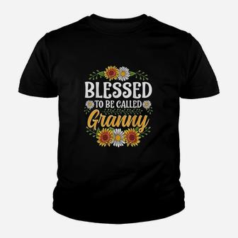 Blessed To Be Called Granny Youth T-shirt | Crazezy