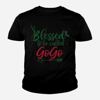 Blessings To Be Called Gogo Christmas - Grandma Gift Youth T-shirt | Crazezy AU