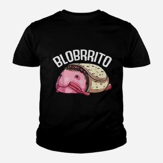 Blobfish Burrito Youth T-shirt | Crazezy