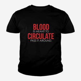 Blood Donation For Lives Saved By Blood Donors Youth T-shirt | Crazezy UK