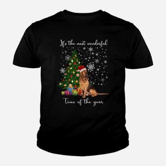 Bloodhound Dog It's The Most Wonderful Time Of The Year Sweatshirt Youth T-shirt | Crazezy CA