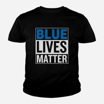 Blue Lives Matter Youth T-shirt | Crazezy UK