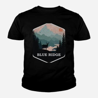 Blue Ridge Georgia Ga Vintage Mountains Hiking Souvenir Sweatshirt Youth T-shirt | Crazezy DE