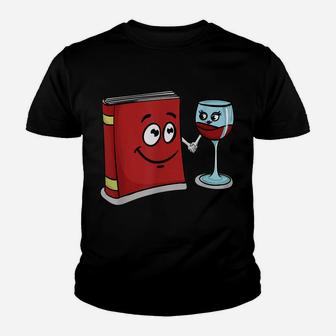 Book And Wine Best Friend Lover Gifts For Women Youth T-shirt | Crazezy UK