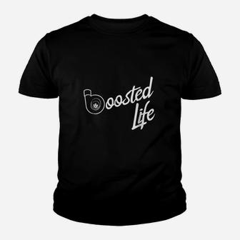 Boosted Life Import Muscle Car Youth T-shirt | Crazezy