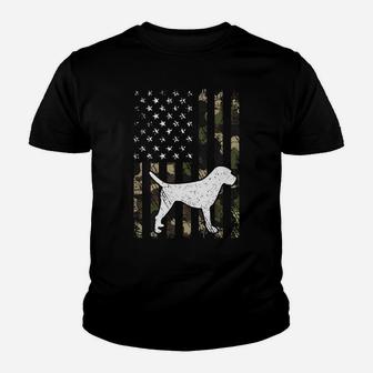 Border Terrier Dog Dad Mom Camouflage Usa Flag Youth T-shirt | Crazezy