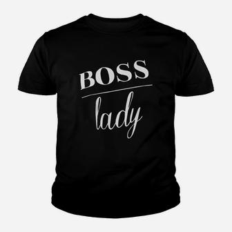 Boss Lady Youth T-shirt | Crazezy AU