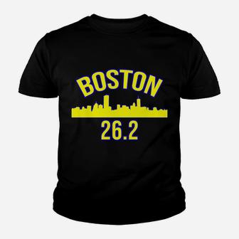 Boston 262 Miles 2019 Marathon Running Runner Gift Shirt Youth T-shirt | Crazezy DE