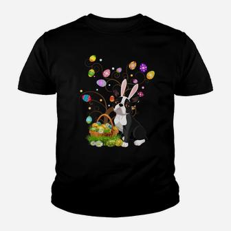 Boston Terrier Pet Dog Hunting Egg Tree Bunny Easter Day Youth T-shirt | Crazezy UK