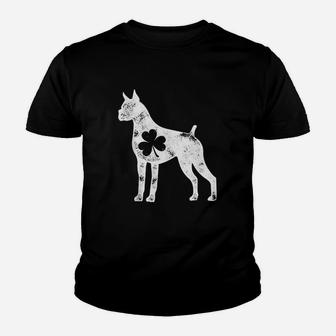 Boxer St Patricks Day Women Men Shamrock Dog Lover Gifts Youth T-shirt | Crazezy