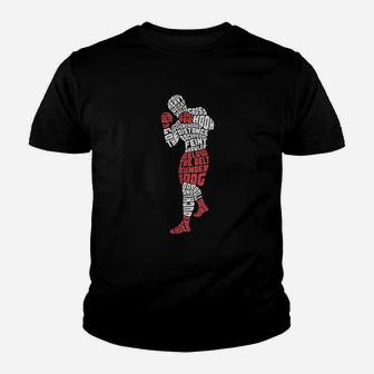 Boxing Typography Youth T-shirt | Crazezy CA