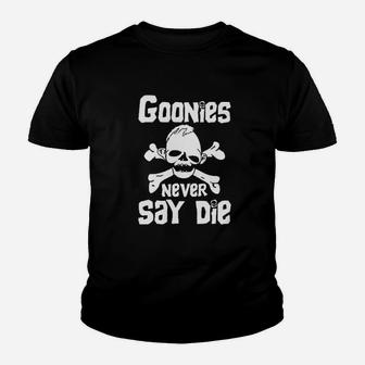 Brain Juice Goonies Never Say Die Junior Fit Youth T-shirt | Crazezy UK