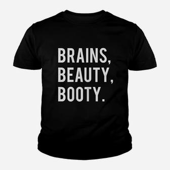 Brains Beauty Youth T-shirt | Crazezy UK