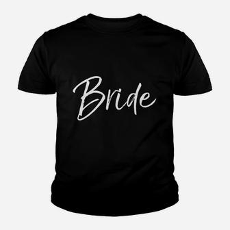 Bride Groom Wedding Youth T-shirt | Crazezy