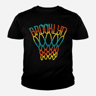 Brooklyn Basketball Net Vintage Youth T-shirt | Crazezy DE