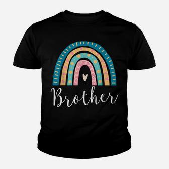 Brother Rainbow Sibling Gifts Men Family Matching Birthday Youth T-shirt | Crazezy