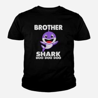 Brother Shark Doo Doo Mommy Daddy Sister Baby Youth T-shirt | Crazezy