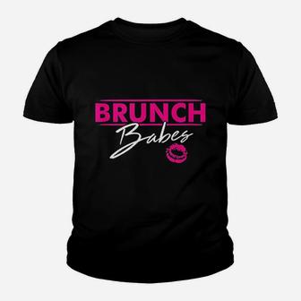 Brunch Babes Funny Ladies Brunch Squad Friends Youth T-shirt | Crazezy
