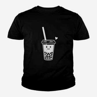 Bubble Boba Tea Youth T-shirt | Crazezy