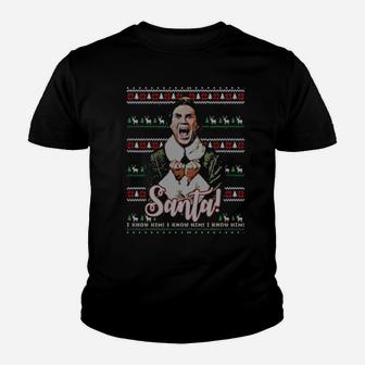 Buddy The Elf Omg Santa I Know Him Youth T-shirt - Monsterry