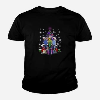 Budgie Budgerigar With Xmas Christmas Sweatshirt Youth T-shirt | Crazezy AU