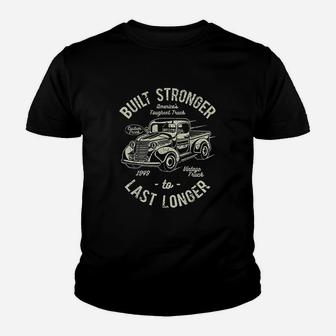 Built Stronger 1949 Classic Truck Youth T-shirt - Thegiftio UK