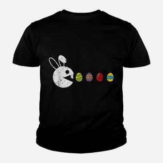 Bunny Happy Easter Egg Hunting Video-Game Gamer Youth T-shirt | Crazezy DE