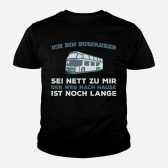 Busfahrer Weg Lange Nur Online Kinder T-Shirt - Seseable