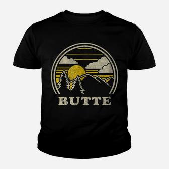 Butte Montana Mt T Shirt Vintage Hiking Mountains Tee Youth T-shirt | Crazezy