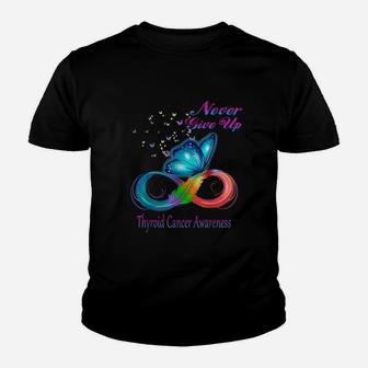 Butterfly Never Give Up Youth T-shirt | Crazezy CA